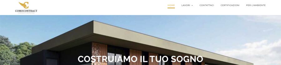 Como Contract, azienda di costruzioni e real estate seguita da Tecnologia al Servizio per l'automazione dei processi